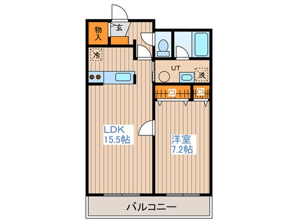 シャルパレットの物件間取画像